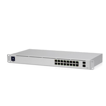 16-Port Gigabit Ethernet + 2-Port SFP PoE Switch UBIQUITI UniFi USW-16-PoE